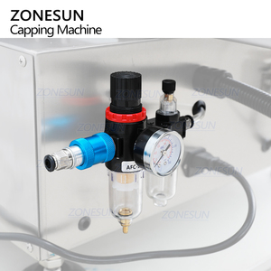 ZONESUN ZS-XG1860 Máquina Tapadora Automática de Escritorio para Botellas Redondas de Plástico, Tapadora de Rosca para Botellas de Vidrio de Bebidas y Agua - Product Image 4