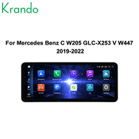 Navigation automobile 14,6 pouces pour Mercedes Benz C W205 GLC X253 V W447 2019-2022, autoradio Android, CarPlay sans fil, GPS 4G