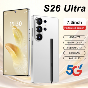 สมาร์ทโฟนขายดี S26ultra 5G หน้าจอ 7.3 นิ้ว HD 120Hz ชิปประมวลผล 10 คอร์ รองรับ 5G ดีไซน์ล่าสุดปี 2026 ดีไซน์ล่าสุดปี 2026 รองรับทุกภาษาโลก - Product Image 1