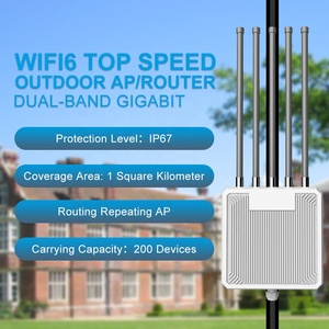 5เสาอากาศภายนอก WiFi6กลางแจ้ง AP 3000Mbps แบนด์คู่2.4G 5G ตัวรับสัญญาณสูง Booster ไร้สายเราเตอร์ PoE Injector HW3000L - Product Image 6
