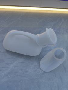 MSMT botol air perjalanan portabel, perlengkapan terapi rehabilitasi plastik pria dengan tutup anti tumpah ruang urin portabel - Product Image 5