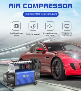 Compresor de aire de 12V para coche, inflador de neumáticos de 50L/Min, bomba de aire portátil de 150 PSI, bomba de presión para neumáticos de coche, camiones y inflables 3 - Product Image 5