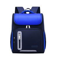 Sac à dos scolaire en tissu Oxford pour enfants, protection de la colonne vertébrale, léger, réfléchissant, avec logo personnalisé pour garçons et filles, vente en gros d'usine
