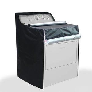 Funda para lavadora de tela Oxford plateada 210D, impermeable, a prueba de sol y polvo, para lavadora automática de carga frontal independiente - Product Image 3