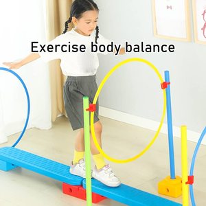 Berçário infantil, obstáculo, equilíbrio de treinamento de curso e coordenação, jogo de saltos, combo, argolas de agilidade plásticas duráveis, equipamentos sensorial - Product Image 5