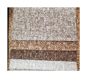 jacquard velvet print linen look cheap price fabric for sofa textile