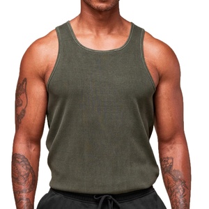 100% Cotton Knitted Casual <b>Singlet</b> <b>for</b> <b>Men</b> in Summer Thin Plain Color Fitness Daily Wear Plus Size Trendy - Product Image 5
