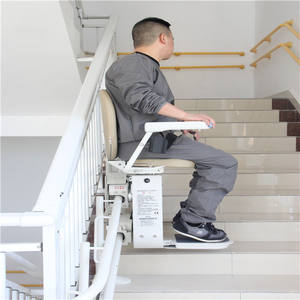Incurvé intelligent automatique d'urgence maison ascenseur ascenseur de chaise d'escalier pour personnes handicapées - Product Image 2