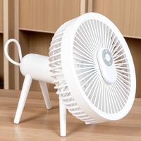 Portable USB Batterie De Charge Mini Ventilateur Rechargeable Bureau Ventilateur De Plafond Petit Refroidisseur Électrique Portable Ventilateur Debout pour Bureau À Domicile