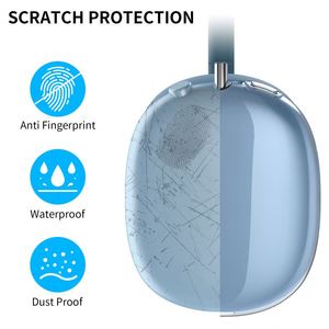Nouvel arrivage Housse de protection complète en TPU pour AirPods <span class=keywords><strong>Max</strong></span> 2 paquets de housse résistante aux chocs et aux rayures - Product Image 2