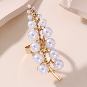 Jz038 Coastal Vacation <b>Ring</b> Set | Ocean-inspired Adjustable <b>Stacking</b> <b>Rings</b> Beachy Brass Jewelry for Women - Product Image 4