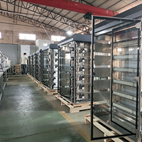 Four à rôtir commercial électrique pour poulets, 9 broches rotatives, en acier inoxydable, 18400W, mode économie d'énergie haute puissance pour
