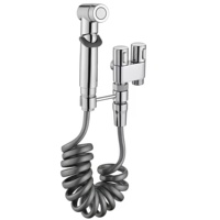 Ensemble de douche à main moderne en acier inoxydable 304 avec accessoire de toilette à jet de bidet suspendu au mur pour salles de bains d'hôtel