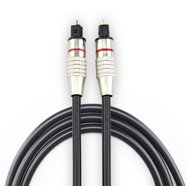 Nice Price Toslink to Toslink Cable Plug Optical Audio Toslink Cable Support HDTV DAT Recorder Digital Audio