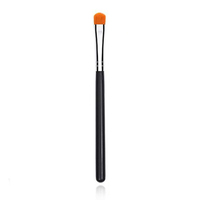 Dongmei Flacher Augenpinsel Veganes Synthetikhaar Holzgriff Make-up Lidschatten- & Concealer-Pinsel