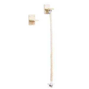 Support d'escalade moderne en bois massif pour chat avec grande <span class=keywords><strong>échelle</strong></span> en corde Support pour chat Top-Of-Sky Ensemble de plate-forme de saut - Product Image 5