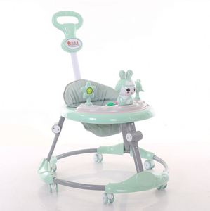 Hot Sale 4 in 1 <strong>Pink</strong> Baby Push <strong>Walker</strong> with Push Bar for Children's Activity and Jumper Versatile Baby Product - Product Image 5