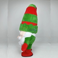 Costume gonflable de gnome de Noël personnalisé, costume de mascotte de lutin en peluche de dessin animé pour défilé de vacances