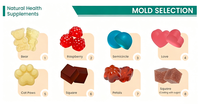 Gummies Probiotiques à la Canneberge pour Femmes avec Prébiotiques Soutien Immunitaire et Digestif Formule Végétalienne Saveur Canneberge