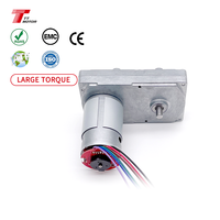 Moteur CC à couple élevé 25 tr/min 24v Moteur à engrenages 12 volts CC avec encodeur
