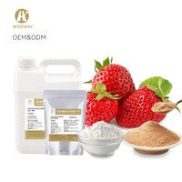 Prix avantageux WISEWAY Arôme et parfum synthétiques de qualité alimentaire Fraise Liquide/Poudre Arôme pour produits laitiers/glace/bonbons