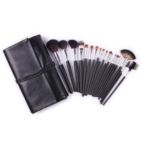 2022 échantillons gratuits de produits de beauté, poils de chèvre, cils, ombre à paupières, fond de teint, lèvres, noir, ensemble de pinceaux de maquillage, marque privée, outils de maquillage