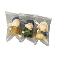 Sac de rangement transparent en PVC avec fermeture éclair auto-scellante pour figurines de collection, emballage anti-poussière