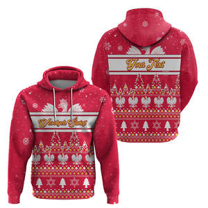 All'ingrosso felpa da uomo con cappuccio natalizia Slim-Fit comoda <span class=keywords><strong>Oh</strong></span> Pierogi stampa albero con motivo personalizzato polonia felpa con cappuccio per l'inverno - Product Image 3