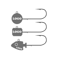 Moule sur mesure OEM de leurre de poisson fabriqué à la machine, appât souple fabriqué à la main, moule à tête plombée sur mesure, conception libre, pas pour la vente de moule