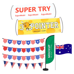 Khuyến mãi Ngoài trời Tùy chỉnh hình ảnh văn bản in logo quốc gia cờ bannner nhỏ kích thước lớn 3x5 đôi bên tùy chỉnh cờ - Product Image 3