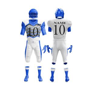 カスタムアメリカンフットボールラグビーガウン競技用ジャージ半袖トレーニングチームユニフォームデジタルプリント伸縮性ウエストスポーツウェア - Product Image 5