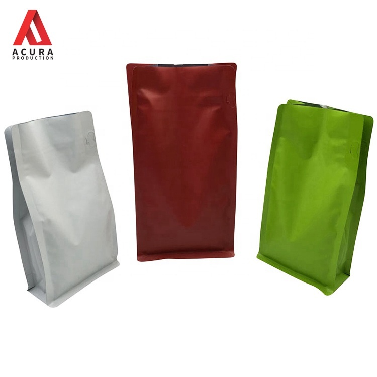 Prix modéré vrai biodégradable 16 oz 500g sac à café à fond plat