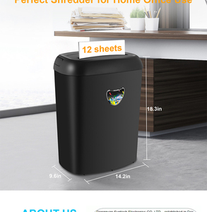 CD210P-12 <strong>Silver</strong>+black <strong>Paper</strong> <strong>Shredder</strong> Machine Cross-Cutting for Home Work Shreds Card &amp; CD Desktop <strong>Paper</strong> <strong>Shredder</strong>