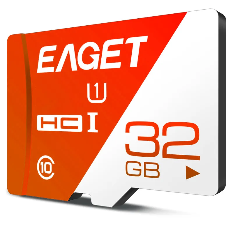 EAGET高速フラッシュメモリカード8/16/32/64/128/256GBクラス10 sdカード (電話タブレットtfカード用)