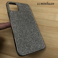 Étuis de téléphone portable avec strass scintillants, coque de luxe en cristal scintillant pour iPhone, samsung, huawei