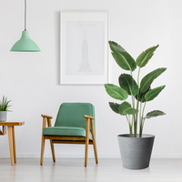 Greenship – pots de fleurs en résine plastique recyclable de haute qualité résistant aux UV, pot de plante de décoration de jardin intérieur et extérieur