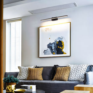 Lámpara de Pared LED Lineal Sólida Personalizada, Aplique Moderno para Baño, Espejo, Tocador, Galería de Arte, Iluminación Decorativa - Product Image 4