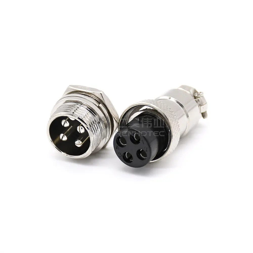GX16 Connector Pin Cable RP-GX16 Aviation 2 3 4 5 6 7 8 2Pin 4Pin Female Plug Male Socket Aviator Coiled Mount 90 Standard Type