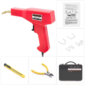 Saldatrice per Plastica Portatile da 50W a Caldo Kit di Strumenti per Saldatura a Pistola con 4 Tipi di 200 Graffette per la Riparazione della Plastica - Product Image 5