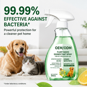 Spray désodorisant pour animaux de compagnie sans alcool de haute qualité, éliminateur d'odeurs aux enzymes bio, Cologne naturelle pour animaux de compagnie, OEM - Product Image 1