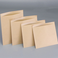 Sacs en papier kraft triangulaires anti-graisse pour la vente en gros, idéaux pour le pain, les brioches, les crêpes, le petit-déjeuner et les collations – Emballage résistant à la graisse