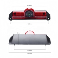 Tovision AHD 1080P 170 ° Fisheye lentille LED feu stop véhicule caméra de recul pour Chevrolet GM Express & Chevy Savana Cargo Van