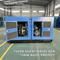 EPA CE Cummins 20Kva 30Kva 40Kva 15Kw 125Kva 200 Kw Auto Start ATS Remote Start 50Hz Tipe Silent Genset Gas untuk Pabrik