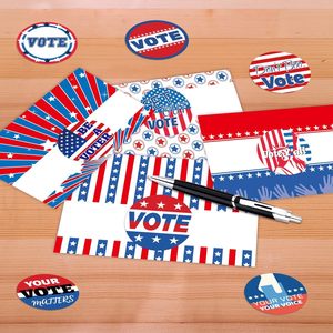 Bỏ phiếu dán cuộn trắng Đỏ Xanh tự dính nhãn Yêu Nước cho Cuộc Bầu Cử phiếu Chiến Dịch bỏ phiếu Nguồn cung cấp - Product Image 5