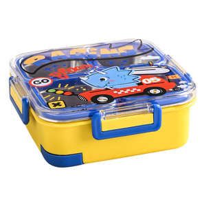 2026 Luxury <b>Lunch</b> <b>Box</b> Set Wholesale Custom Logo Multi Layer Stackable Bento <b>Box</b> for Kids School Food Storage Container Handle - Product Image 2