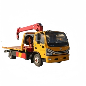 Dépanneuse avec <span class=keywords><strong>grue</strong></span> Dongfeng 4x2 diesel 165 HP moteur <span class=keywords><strong>5</strong></span> tonnes <span class=keywords><strong>grue</strong></span> droite <span class=keywords><strong>t</strong></span>élescopique utilisée pour le levage et le sauvetage - Product Image 1