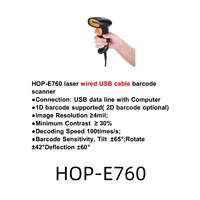 Lecteur de codes-barres filaire en plastique Xinliantimes, compatible laser 1D/2D, sans fil BT, capteur CMOS, certifié ROHS, garantie 1 an