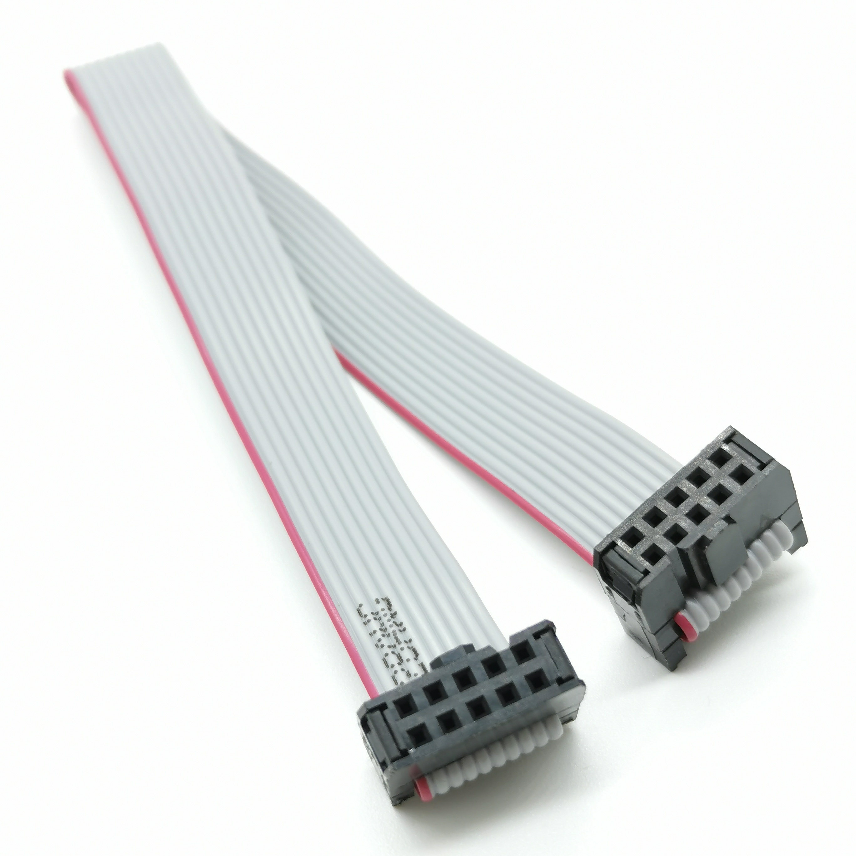 IDC Kabel 10-polig 2x5, 1 M Lang, 2 Mm Raster, Flachbandkabel Mit Verbinder (A3038)