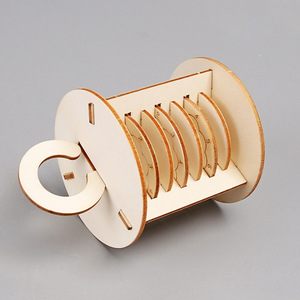 Cerradura de contraseña DS T-M121 hecha a mano de madera para experimentos científicos, invención manual DIY, material didáctico novedoso, recomendación. - Product Image 4