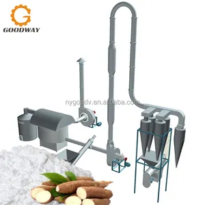 Fully automatic low cost industrial air dryer for cassava flour processing factory and starch production line